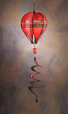 Louisville Cardinals Hot Air Balloon Spinner - Click Image to Close