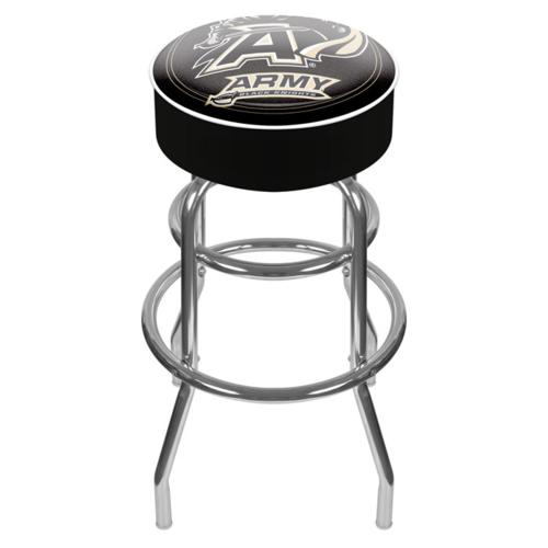 U.S. Military Academy - Army Black Knights Padded Bar Stool - Click Image to Close