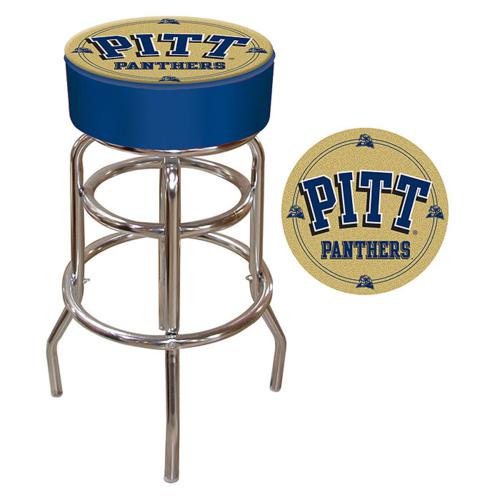 University of Pittsburgh Panthers Padded Bar Stool - Click Image to Close