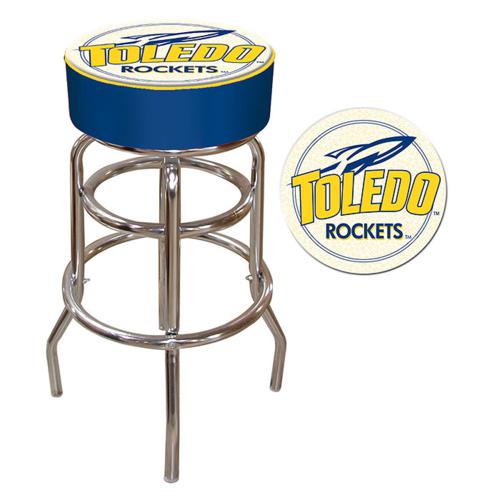 University of Toledo Rockets Padded Bar Stool - Click Image to Close