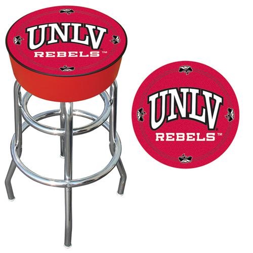 University of Nevada-Las Vegas Rebels Padded Bar Stool - Click Image to Close