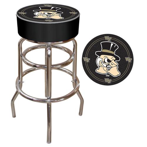 Wake Forest University Demon Deacons Padded Bar Stool - Click Image to Close