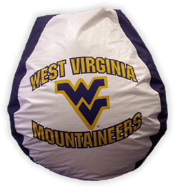 West Virginia Mountaineers Bean Bag Chair - Click Image to Close