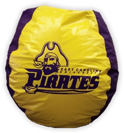 East Carolina Pirates Bean Bag Chair - Click Image to Close