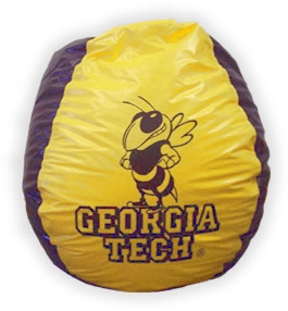 Georgia Tech Yellow Jackets Bean Bag Chair - Click Image to Close