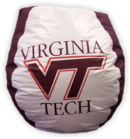 Virginia Tech Hokies Bean Bag Chair - Click Image to Close