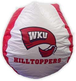 Western Kentucky Hilltoppers Bean Bag Chair - Click Image to Close