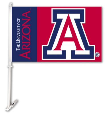 University of Arizona Car Flag & Wall Bracket - Click Image to Close