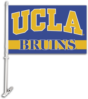 UCLA Bruins Car Flag & Wall Bracket - Click Image to Close