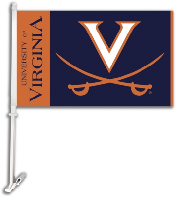University of Virginia Cavaliers Car Flag & Wall Bracket - Click Image to Close
