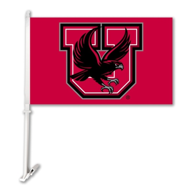 University of Utah Utes Car Flag & Wall Bracket - Click Image to Close