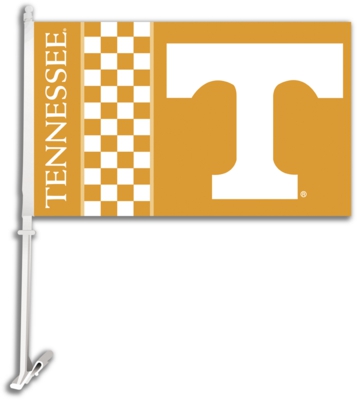 Tennessee Volunteers Car Flag & Wall Bracket - Click Image to Close