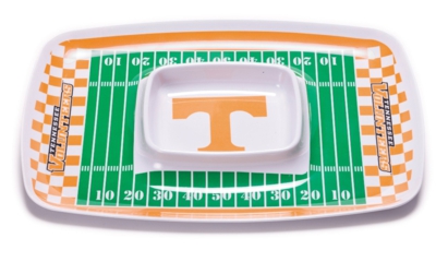 Tennessee Volunteers Football Chip & Dip Tray - Click Image to Close