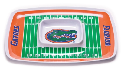 Florida Gators Football Chip & Dip Tray - Click Image to Close