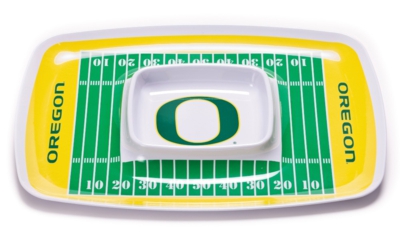 Oregon Ducks Football Chip & Dip Tray - Click Image to Close