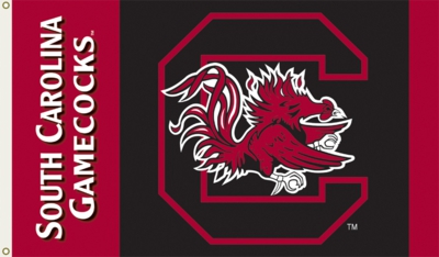 South Carolina Gamecocks 2-Sided 3' x 5' Flag with Grommets - Click Image to Close
