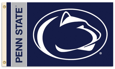 Penn State Nittany Lions 2-Sided 3' x 5' Flag with Grommets - Click Image to Close