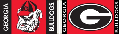 Georgia Bulldogs 2-Sided 3' x 5' Flag with Grommets - Click Image to Close