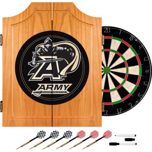 Army Black Knights Dartboard & Cabinet - Click Image to Close