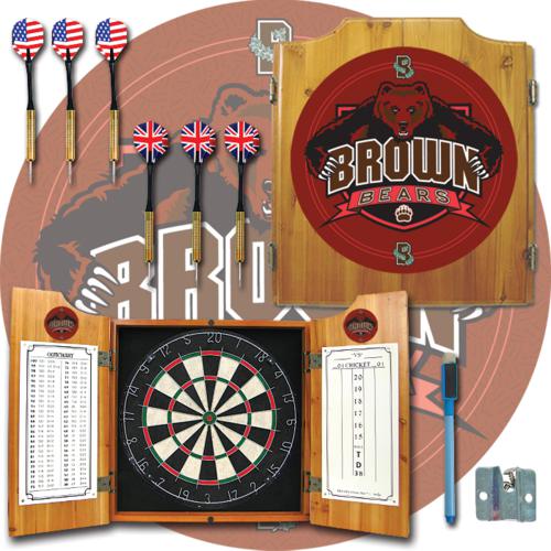 Brown Bears Dartboard & Cabinet - Click Image to Close