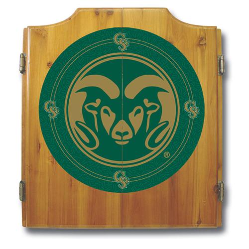 Colorado State Rams Dartboard & Cabinet - Click Image to Close