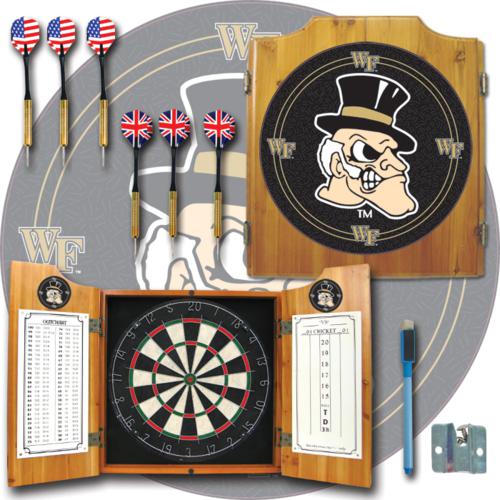 Wake Forest Demon Deacons Dartboard & Cabinet - Click Image to Close