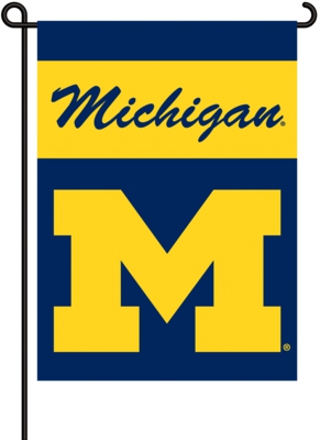 University of Michigan 2-Sided Garden Flag - Click Image to Close