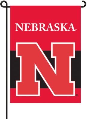 University of Nebraska 2-Sided Garden Flag - Click Image to Close