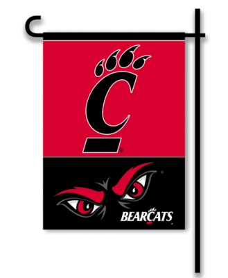 Cincinnati Bearcats 2-Sided Garden Flag - Click Image to Close