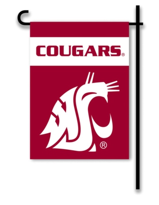 Washington State Cougars 2-Sided Garden Flag - Click Image to Close