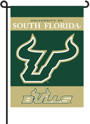 University of South Florida Bulls 2-Sided Garden Flag - Click Image to Close