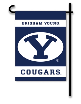 Brigham Young Cougars 2-Sided Garden Flag - Click Image to Close