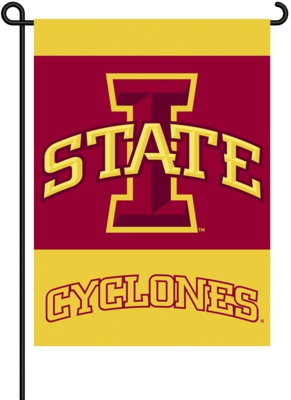 Iowa State Cyclones 2-Sided Garden Flag - Click Image to Close