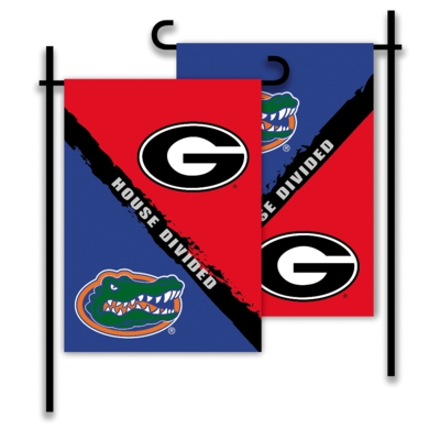 Georgia - Florida 2-Sided Garden Flag - House Divided - Click Image to Close