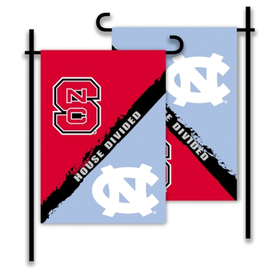 North Carolina - NC State 2-Sided Garden Flag - House Divided - Click Image to Close