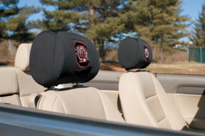 South Carolina Gamecocks Headrest Covers - Set Of 2 - Click Image to Close