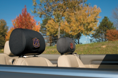 Auburn Tigers Headrest Covers - Set Of 2 - Click Image to Close