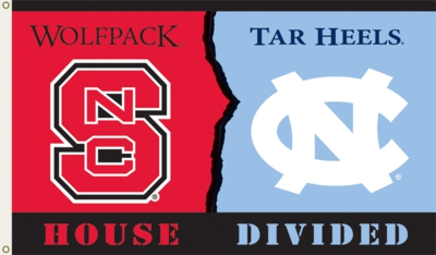 North Carolina - NC State 3' x 5' House Divided Flag w/Grommets - Click Image to Close