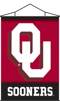 Oklahoma Sooners Indoor Banner Scroll - Click Image to Close