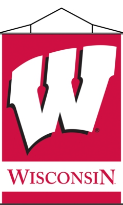 University of Wisconsin Badgers Indoor Banner Scroll - Click Image to Close