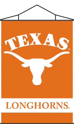 Texas Longhorns Indoor Banner Scroll - Click Image to Close