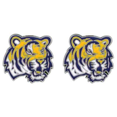 LSU Tigers Stud Earrings - Click Image to Close