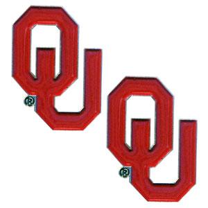 University of Oklahoma Stud Earrings - Click Image to Close