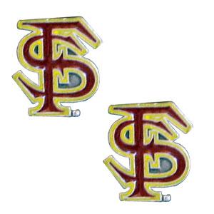 Florida State University Stud Earrings - Click Image to Close