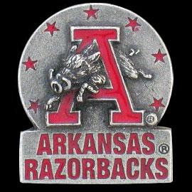University of Arkansas Razorbacks Team Logo Pin - Click Image to Close