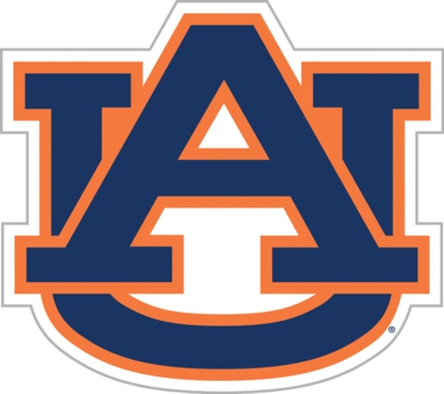 Auburn Tigers 12" Vinyl Magnet - Click Image to Close