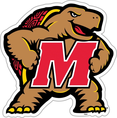 Maryland Terrapins 12" Vinyl Magnet - Click Image to Close