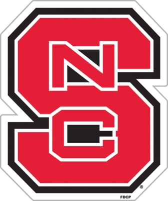 North Carolina State Wolfpack 12" Vinyl Magnet - Click Image to Close