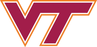 Virginia Tech Hokies 12" Vinyl Magnet - Click Image to Close