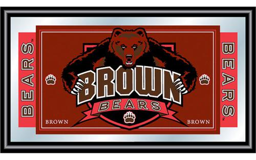 Brown University Bears Framed Logo Mirror - Click Image to Close